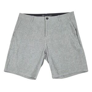 Vuori Shorts Mens 34 Gray Performance Golf Chino Preppy Aim Utility Casual V368
